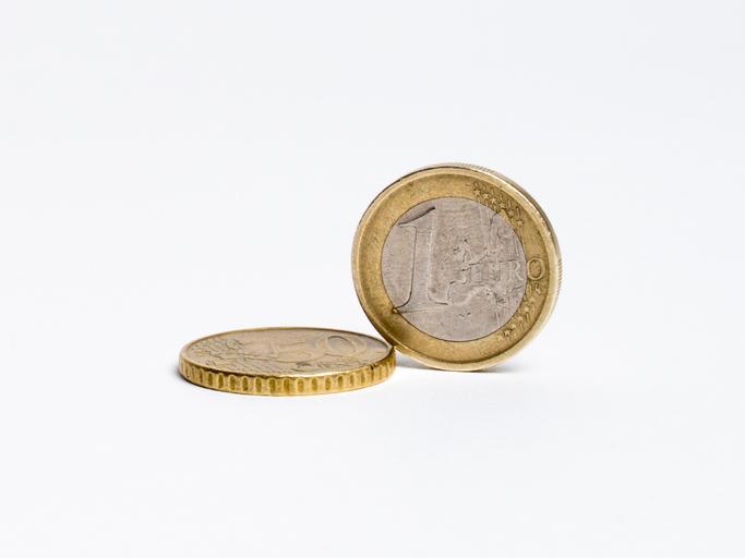 dvě euromince